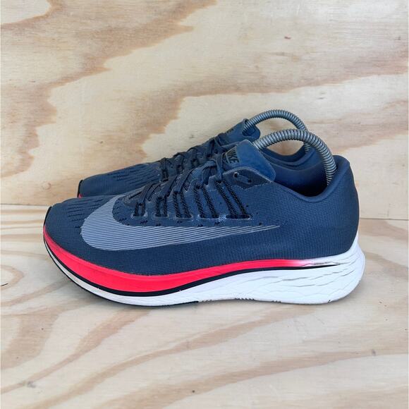 Nike - Zoom Fly - Running Shoes - Blue/Red - Women's - 9 - 897821-400 - Picture 3 of 9